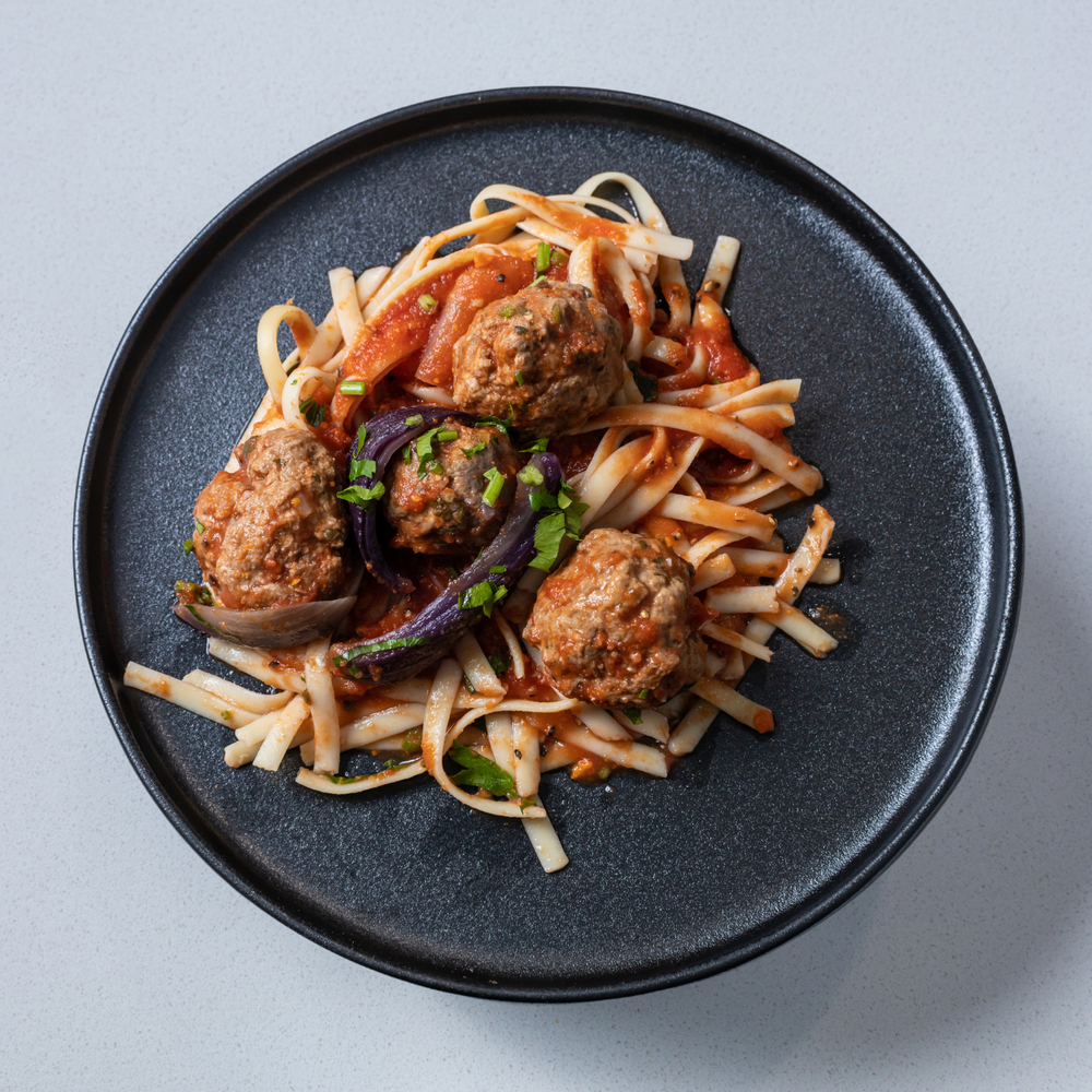 MOROCCAN KOFTA SPAGHETTI